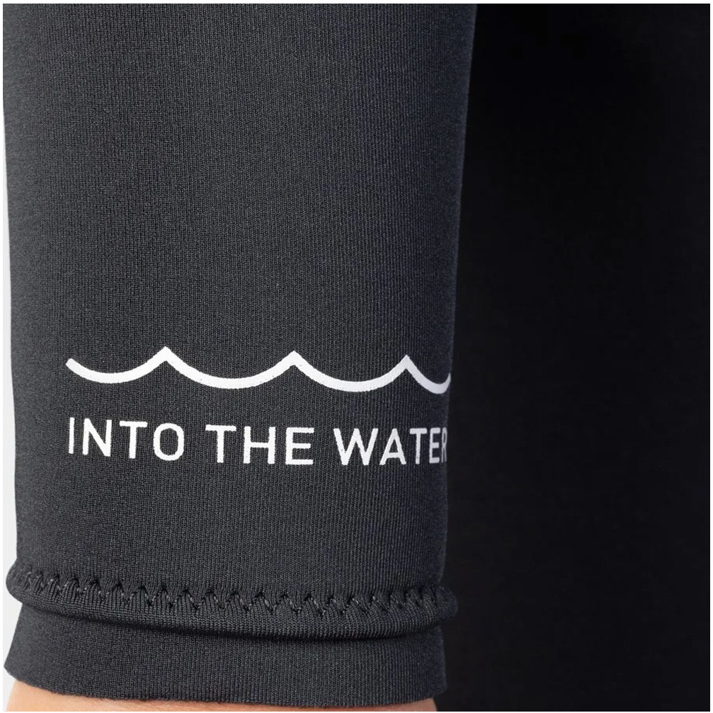 2025 Gul Womens Response 3/2mm Back Zip Long Sleeve Shorty Wetsuit RE4318-C1 - Jet / Broken Palm